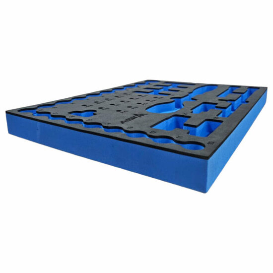 foam inlay voor 44 delig doppen set - schuim inlegbak&nbsp;- gereedschapswagen inleg foam&nbsp;- asta