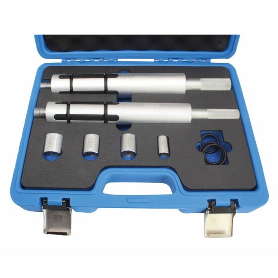 koppeling centreerset - centreerpen met adaptors - koppelingsplaat centreren - satra