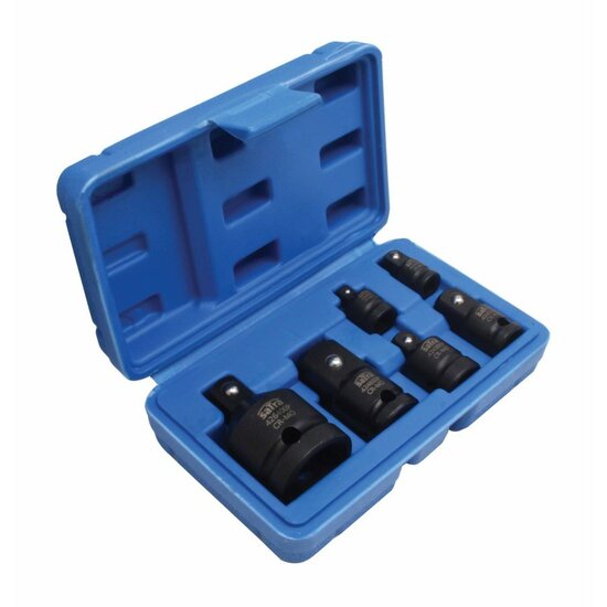 verloopdoppen 6 delig - verloop dop set - dopverloop - adapters - verloopdop - satra