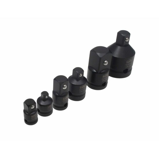 verloopdoppen 6 delig - verloop dop set - dopverloop - adapters - verloopdop - satra