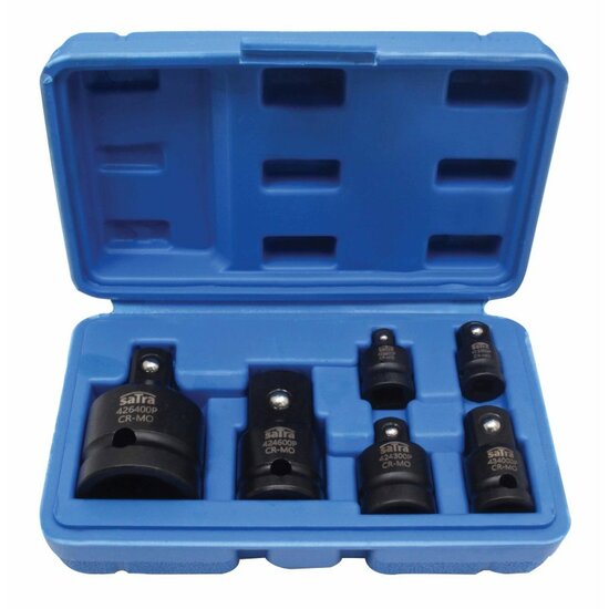 verloopdoppen 6 delig - verloop dop set - dopverloop - adapters - verloopdop - satra