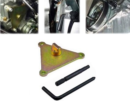 0.9 twinair fiat - alfa romeo - chrysler -&nbsp;blokkeergereedschap - poelieborgpen - vergrendelplaat nokkenas