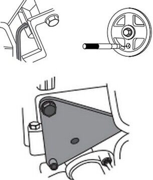 0.9 twinair fiat - alfa romeo - chrysler -&nbsp;blokkeergereedschap - poelieborgpen - vergrendelplaat nokkenas