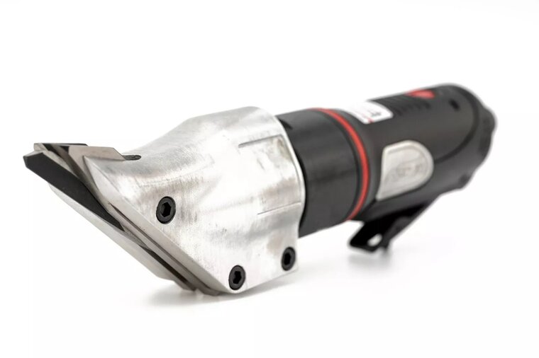 pneumatische plaatschaar - knabbelschaar op lucht - metaalschaar - knipschaar - asta