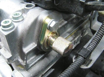 1.2 liter ohc 6v en 12v&nbsp;vag uitlijngereedschap - Krukasborggereedschap&nbsp;-&nbsp;Nokkenas uitlijngereedschap - dis