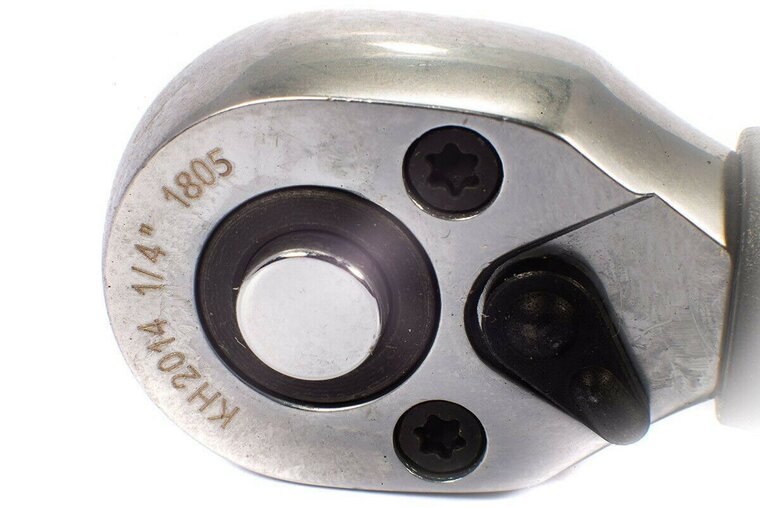 rechte stubby ratel 1/4 duims - handratel 109 mm - ratels - asta