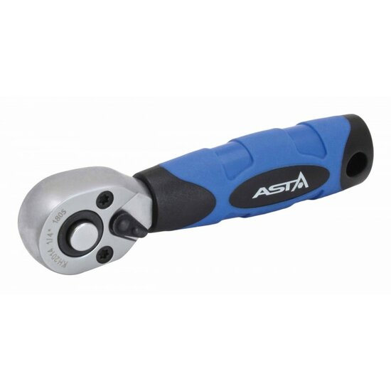 rechte stubby ratel 1/4 duims - handratel 109 mm - ratels - asta