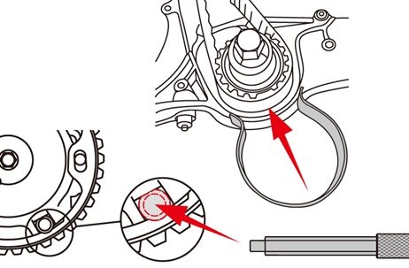 peugeot - fiat en citroen 2.0 en 2.2L hdi motor&nbsp;- krukasborgpen (8 mm)&nbsp;-&nbsp; nokkenasborgpen - vliegwielborgp