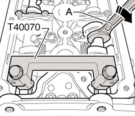 vw en audi&nbsp; 2.4 v6 -2.8 -3.0 - 3.2 - 4.2 v8 - 5.2 v10 fsi&nbsp;nokkenas borggereedschap - krukaspin - kettingspanner borgpen - dis