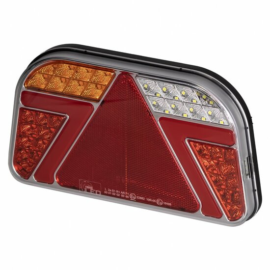 achterlicht led 82x led - links - 12/24 volt - ledlamp - achterlamp - trailerlamp