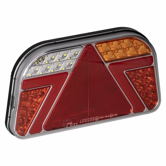 achterlicht led 82x led - rechts - 12/24 volt - ledlamp - achterlamp - trailerlamp