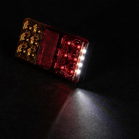 achterlicht led 16x led - universeel ledlamp - 12/24 volt aanhanger achterlicht - achterlamp - led achterlicht