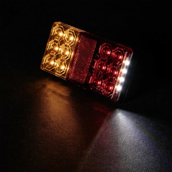 achterlicht led 16x led - universeel ledlamp - 12/24 volt aanhanger achterlicht - achterlamp - led achterlicht