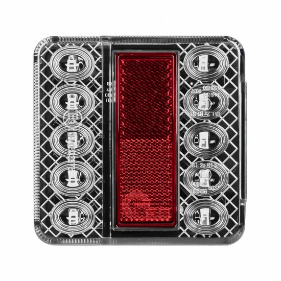 achterlicht led 14x led - universeel ledlamp - 12/24 volt aanhanger achterlicht - achterlamp - led achterlicht