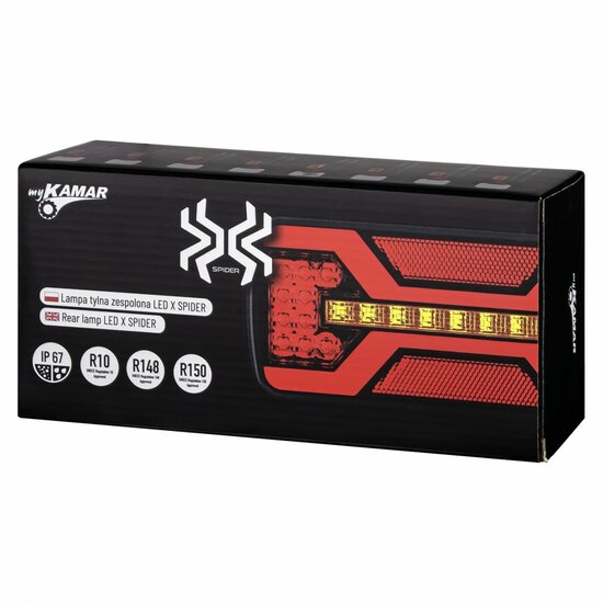 achterlicht led 69x led - universeel ledlamp - 12/24 volt aanhanger achterlicht - achterlamp - led achterlicht