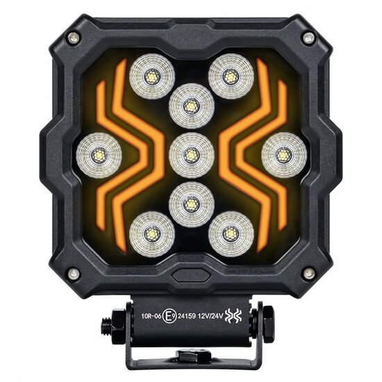 werklamp x-spider 2 -  bouwlamp 9x led + 4 led strips - werklicht - ledlamp - lamp