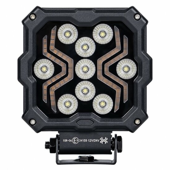 werklamp x-spider 2 -  bouwlamp 9x led + 4 led strips - werklicht - ledlamp - lamp