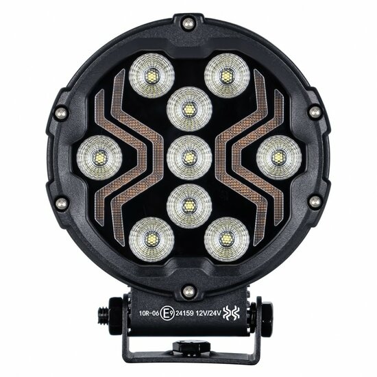 werklamp x-spider 3 - bouwlamp 9x led + positieverlichting - werklicht - ledlamp - lamp