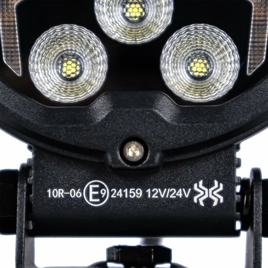 werklamp x-spider 3 - bouwlamp 9x led + positieverlichting - werklicht - ledlamp - lamp