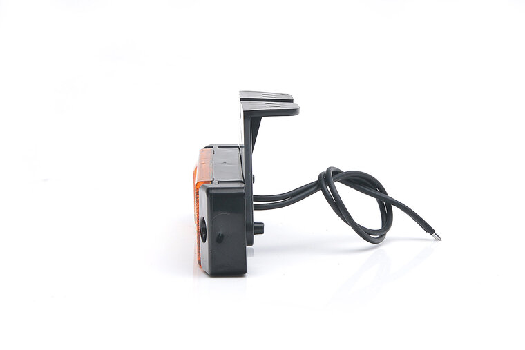 oranje neon led zijmarkeringslamp met houder - led contourlamp - led zijlamp - positielicht - was