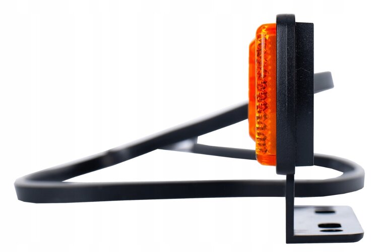 oranje led zijmarkeringslamp met houder - 4x led contourlamp - markeringslamp - positielicht - fristom