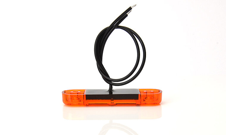 led zijmarkeringslamp universeel oranje 3x led - led contourlamp - zij lamp - markeringslamp - was