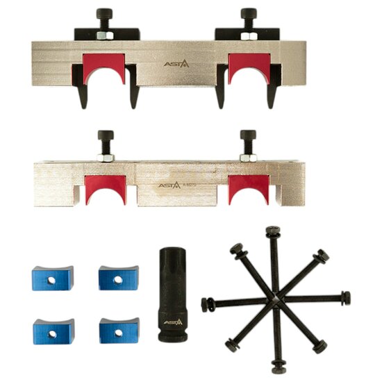 mercedes m270 1.6 - 2.0l nokkenas klemgereedschap - nokkenasblokken - timingset - distributiegereedschap - asta