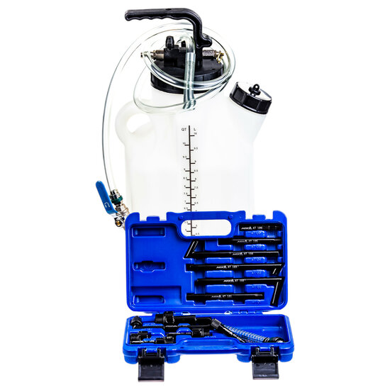 pneumatische olievulpomp - olie vuller met adapter - transmissie bijvulpomp - asta