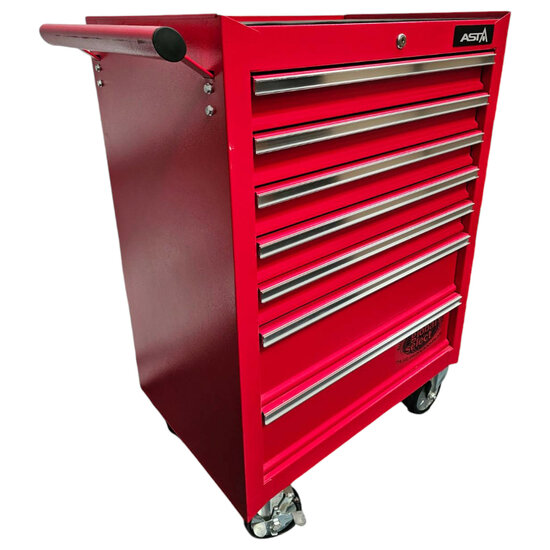 lege gereedschapswagen met 7 lades - fereedschapskar - fereedschapskist - gereedschapwagen - satra