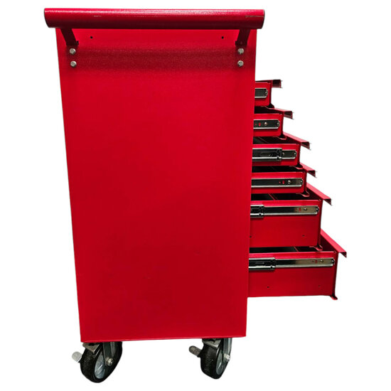 lege gereedschapswagen met 7 lades - fereedschapskar - fereedschapskist - gereedschapwagen - satra