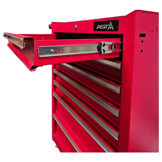 lege gereedschapswagen met 7 lades - fereedschapskar - fereedschapskist - gereedschapwagen - satra