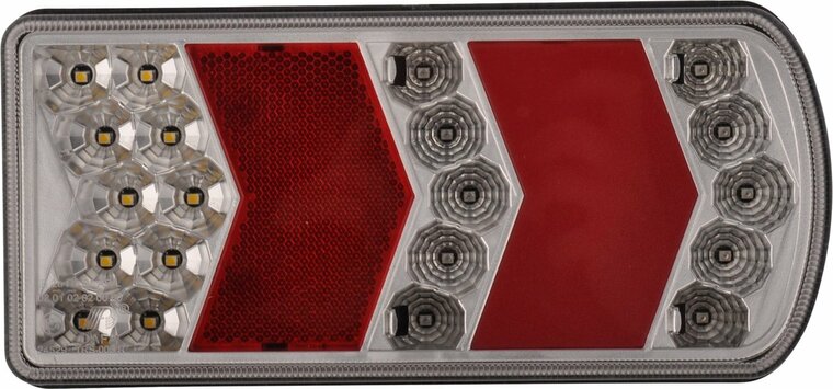 achterlicht led 23x led - rechts - 12/24 volt - ledlamp - achterlamp - trailerlamp - glotrac