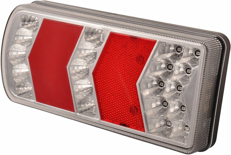 achterlicht led 23x led - links - 12/24 volt - ledlamp - achterlamp - trailerlamp - glotrac