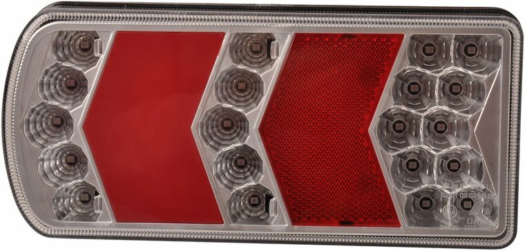 achterlicht led 23x led - links - 12/24 volt - ledlamp - achterlamp - trailerlamp - glotrac