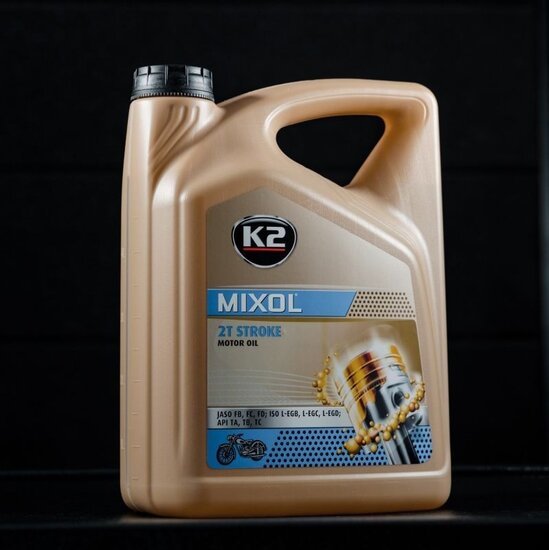 2 takt motorolie mixol - tweetaktmotoren olie - minerale olie - motoroil - k2