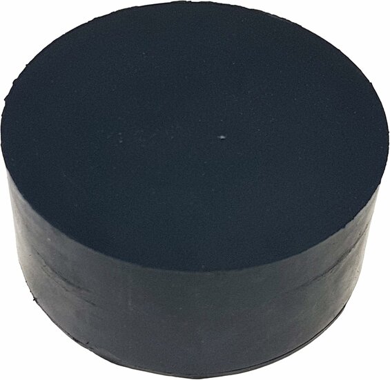 rubberen opname pad 100x40 mm - kolombrug rubber - steunrubber - beschermrubber 