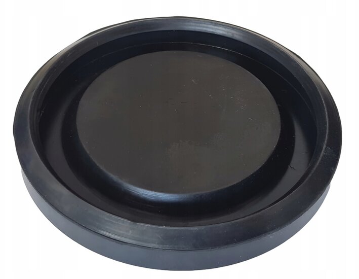 rubberen opname pad 135x120x20 mm - steunrubber - beschermrubber - garagekrik pad