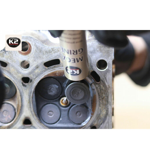 k2 kleppenslijppasta - mega grind - 100 gram tube - voor het lappen van motorkleppen