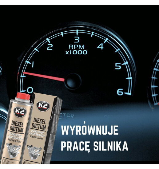 k2 common rail injector cleaner 500 ml - diesel dictum - verwijdert vuil en afzettingen - injector reiniger 