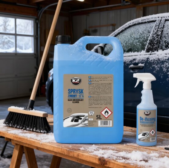 k2 nano ruitenwisser vloeistof 5 liter - koplamp reiniger -17&deg;C  - ruitenreiniger - ruitenvloeistof