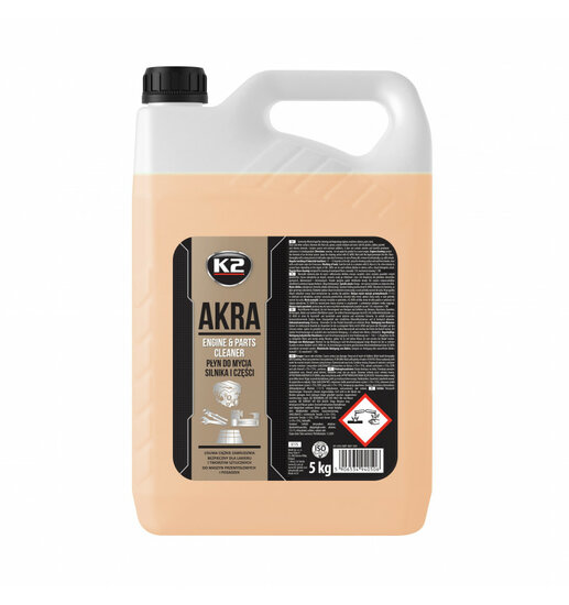 k2 motor en onderdelen reiniger 5 liter - onderdelenreiniger akra - motorreiniger - schoonmaakmiddel
