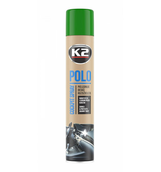 k2 polo cockpitspray pijnboom 750 ml - cockpit reiniger - cockpit geur - autogeur - interieurreiniger