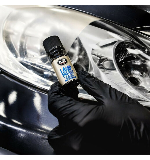 k2 lamp protect 10 ml - koplamp beschermlaag - anti vergeling en dofheid - koplamp poetsmiddel
