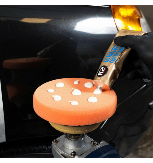 k2 ultra cut c3+ polijstpasta - polijspoets - autopoets - lakhersteller - krasverwijderaar 