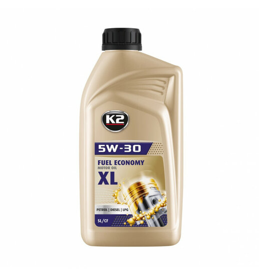 motorolie 5W-30 XL - synthetische olie 1liter - nanotech motor oil - motoroil - k2