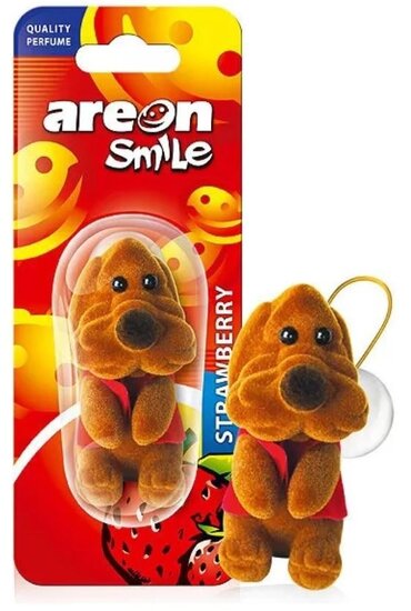 areon smile toy aardbei - aardbei autogeur - smile toy autoparfum - aardbei - smile toy - auto parfum