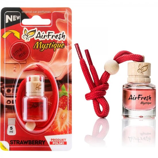 airfresh mytique aardbei autoparfum - air fresh aardbei autogeur&nbsp;- mystique geur voor in de auto&nbsp;- aardbei -&amp;#x00