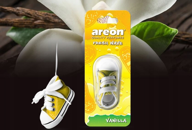 areon fresh wave vanille - vanille autogeur - fresh wave autoparfum - vanille - fresh wave - auto parfum