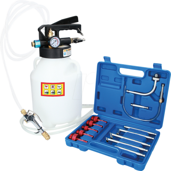 olievulpomp 6 liter - atf olie vuller met adapter - transmissie bijvulpomp - versnellingsbak olie - versnellingsbakolie vul pom