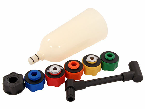 8 delig olietrechter met adapterset - trechter set in koffer - vloeistoftrechter - olie trechterset - olievuller&nbsp;